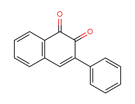 Molecular Structure of 51670-51-0 (1,2-Naphthalenedione, 3-phenyl-)