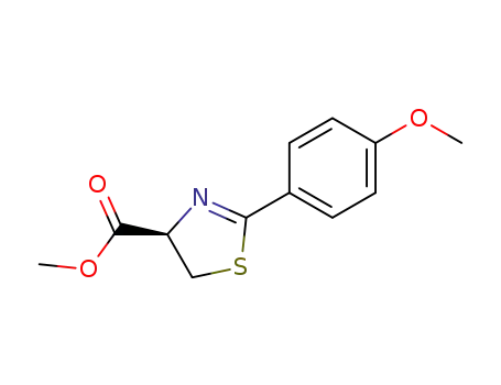 4-carbomethoxy-2-(4-methoxyphenyl)-δ<sup>2</sup>-thiazoline