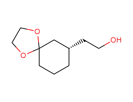 Molecular Structure of 681280-63-7 (1,4-Dioxaspiro[4.5]decane-7-ethanol, (7S)-)
