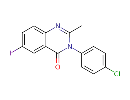 3-(4-chlorophenyl)-6-iodo-2-methylquinazolin-4(3H)-one