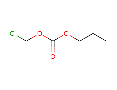 Molecular Structure of 35273-90-6 (ChloroMethyl Propyl Carbonate)