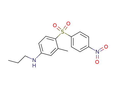 Benzenamine, 3-methyl-4-[(4-nitrophenyl)sulfonyl]-N-propyl-