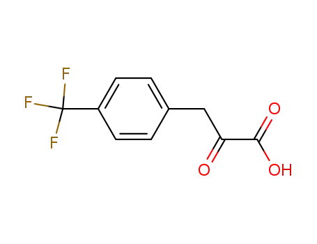 Molecular Structure of 120658-71-1 (2-OXO-3-(4-(TRIFLUOROMETHYL)PHENYL)PROPANOIC ACID)