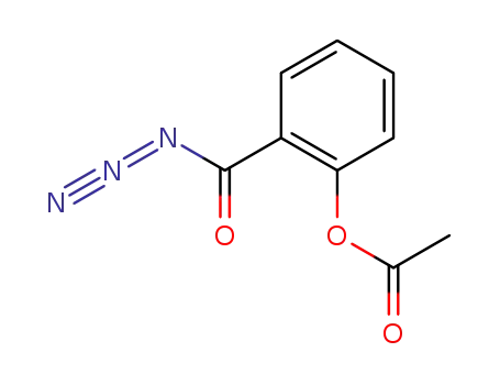 Benzoyl azide, 2-(acetyloxy)-