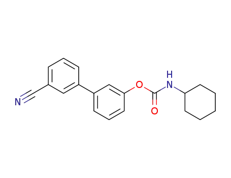 cyclohexyl-carbamic acid 3'-cyano-biphenyl-3-yl ester