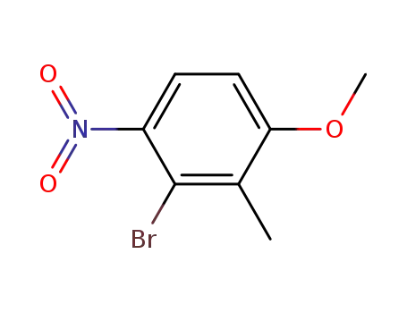 Benzene, 2-bromo-4-methoxy-3-methyl-1-nitro-