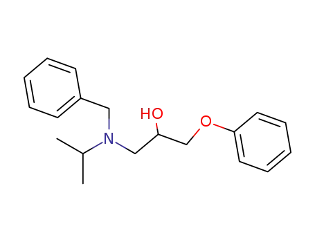 Molecular Structure of 22820-39-9 ((+/-)-1-(N-benzyl)isopropylamino-3-phenoxypropan-2-ol)