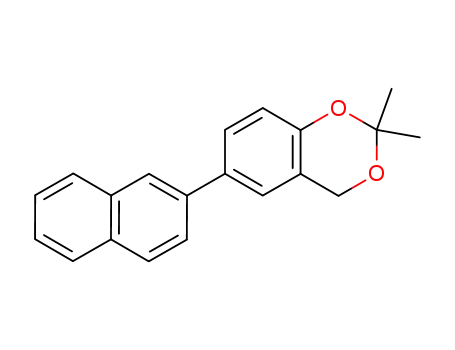 2,2-dimethyl-6-naphthalen-2-yl-4<i>H</i>-benzo[1,3]dioxine