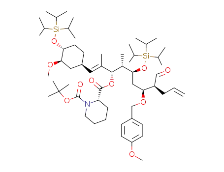 <1(1R,3R,4R),1E,3(2S),3S,4S,5S,7S,8S>-3-<N-(tert-butoxycarbonyl)piperidine-2-carbonyloxy>-7-<(4-methoxybenzyl)oxy>-1-<3-methoxy-4-<(triisopropylsilyl)oxy>cyclohex-1-yl>-2,4-dimethyl-8-(2-propen-1-yl)-5-<(triisopropylsilyl)oxy>-1-nonen-9-al