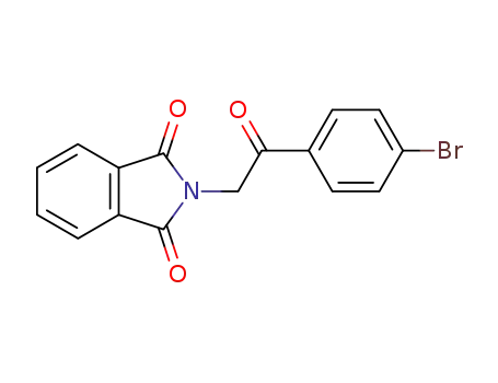 Molecular Structure of 794-43-4 (2-[2-(4-bromophenyl)-2-oxoethyl]-1H-isoindole-1,3(2H)-dione)