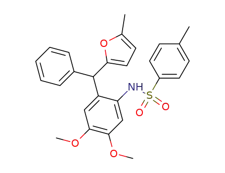 Benzenesulfonamide,
N-[4,5-dimethoxy-2-[(5-methyl-2-furanyl)phenylmethyl]phenyl]-4-methyl-