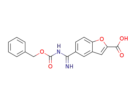 5-(benzyloxycarbonylamidino)-2-benzofurancarboxylic acid