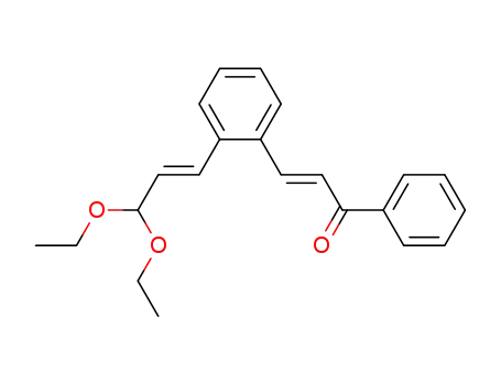 (E)-3-[2-((E)-3,3-Diethoxy-propenyl)-phenyl]-1-phenyl-propenone