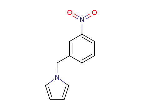 Molecular Structure of 107484-30-0 (1H-Pyrrole, 1-[(3-nitrophenyl)methyl]-)