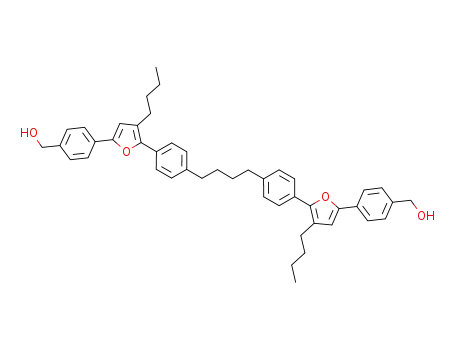 (4-{4-butyl-5-[4-(4-{4-[3-butyl-5-(4-hydroxymethyl-phenyl)-furan-2-yl]-phenyl}-butyl)-phenyl]-furan-2-yl}-phenyl)-methanol