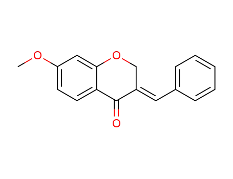 (3E)-2,3-dihydro-7-methoxy-3-(phenylmethylene)-4H-1-benzopyran-4-one