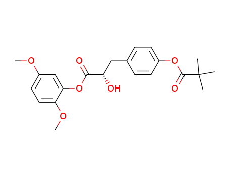 (S)-2,5-dimethoxyphenyl 2-hydroxy-3-(4-pivaloyloxyphenyl)propanoate