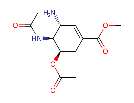 methyl (3R,4S,5R)-4-acetamido-5-acetoxy-3-aminocyclohex-1-ene-1-carboxylate