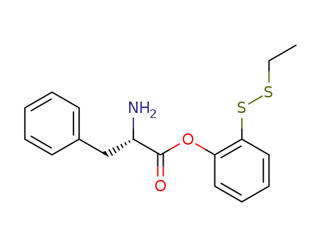 (S)-2-Amino-3-phenyl-propionic acid 2-ethyldisulfanyl-phenyl ester
