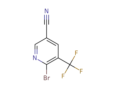 Molecular Structure of 1496535-09-1 (6-bromo-5-(trifluoromethyl)nicotinonitrile)