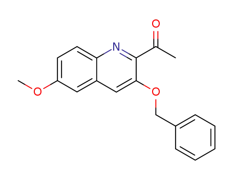 Ethanone, 1-[6-methoxy-3-(phenylmethoxy)-2-quinolinyl]-