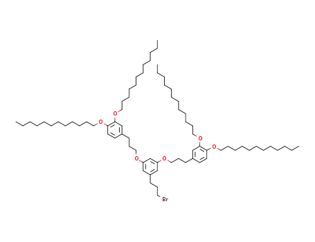 3-{3,5-bis[3-(3,4-bis(dodecyl-1-oxy)phenyl)propyl-1-oxy]phenyl}propyl bromide