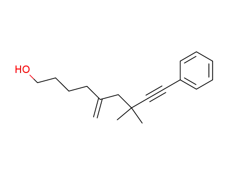 7,7-dimethyl-5-methylene-9-phenyl-non-8-yn-1-ol