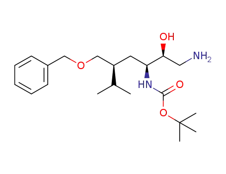 tert-butyl (2S,3S,5S)-1-amino-5-(benzyloxymethyl)-2-hydroxy-6-methylheptan-3-ylcarbamate