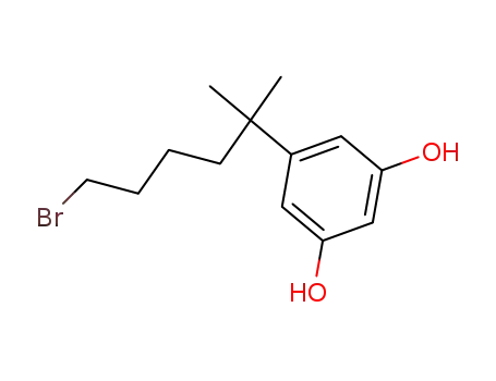 1,3-Benzenediol, 5-(5-bromo-1,1-dimethylpentyl)-