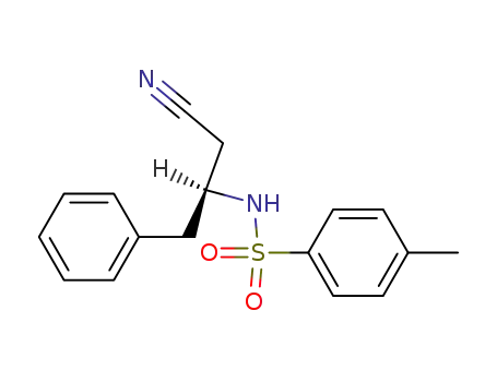 Benzenesulfonamide, N-[(1S)-1-(cyanomethyl)-2-phenylethyl]-4-methyl-