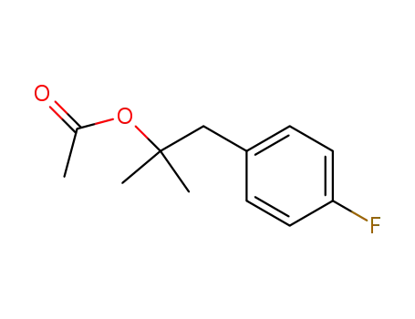 1-(4-fluorophenyl)-2-methylpropan-2-yl acetate