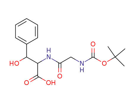 Phenylalanine, N-[(1,1-dimethylethoxy)carbonyl]glycyl-b-hydroxy-