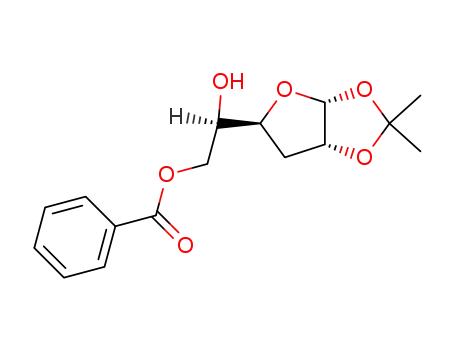 1-O,2-O-Isopropylidene-6-O-benzoyl-3-deoxy-α-D-ribo-hexofuranose