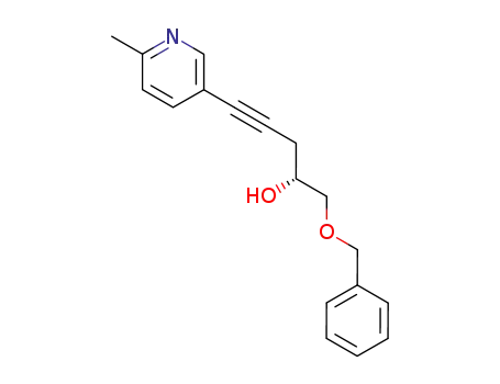 4-Pentyn-2-ol, 5-(6-methyl-3-pyridinyl)-1-(phenylmethoxy)-, (R)-