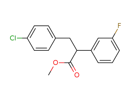 Benzenepropanoic acid, 4-chloro-a-(3-fluorophenyl)-, methyl ester