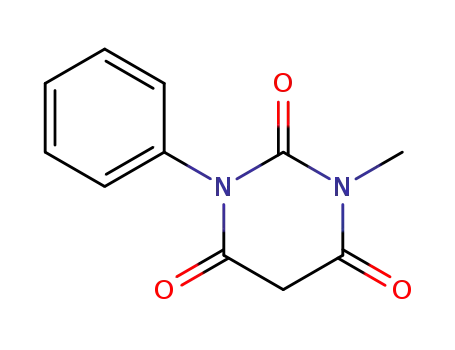 Molecular Structure of 53727-29-0 (1-METHYL-3-PHENYL-PYRIMIDINE-2,4,6-TRIONE)