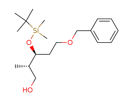 (?)-(2S,3S)-5-(benzyloxy)-3-(tert-butyldimethylsilyloxy)-2-methylpentan-1-ol
