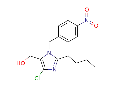 1H-Imidazole-5-methanol, 2-butyl-4-chloro-1-[(4-nitrophenyl)methyl]-