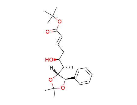 (5S,6S,2E)-tert-butyl 6-[(4R,5R)-2,2-dimethyl-5-phenyl-1,3-dioxolan-4-yl]-5-hydroxyhept-2-enoate