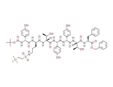 BOC-D-Hpg-D-Orn(SES)-D-α-Thr-L-Hpg-D-Hpg-L-α-Thr-L-Phe-OBn