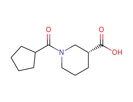 1-(Cyclopentylcarbonyl)-3-piperidine-carboxylic acid