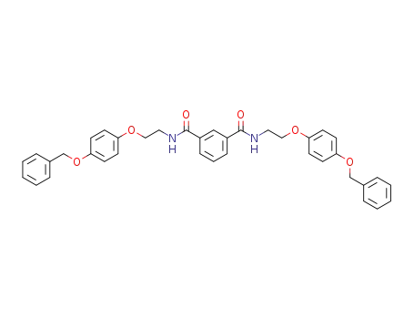 1,3-Benzenedicarboxamide,
N,N'-bis[2-[4-(phenylmethoxy)phenoxy]ethyl]-