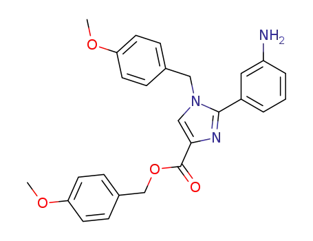 1H-Imidazole-4-carboxylic acid,
2-(3-aminophenyl)-1-[(4-methoxyphenyl)methyl]-,
(4-methoxyphenyl)methyl ester