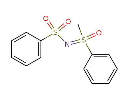 Molecular Structure of 80816-44-0 (Sulfoximine, S-methyl-S-phenyl-N-(phenylsulfonyl)-)