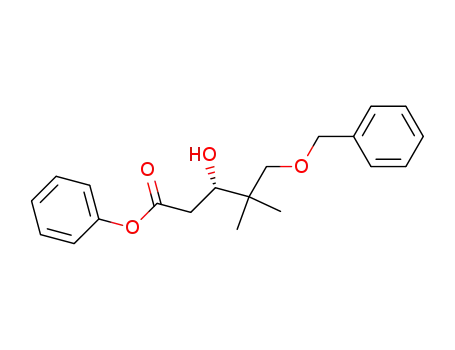 phenyl (S)-5-benzyloxy-3-hydroxy-4,4-dimethylpentanoate