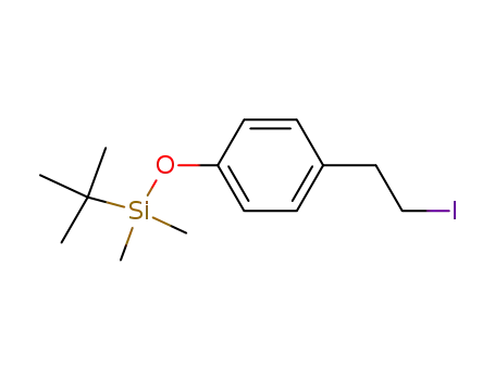 Silane, (1,1-dimethylethyl)[4-(2-iodoethyl)phenoxy]dimethyl-