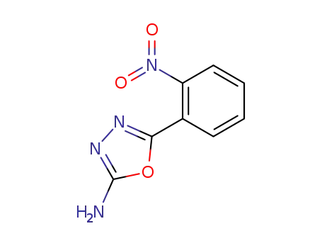 Molecular Structure of 109060-71-1 (1,3,4-Oxadiazol-2-amine, 5-(2-nitrophenyl)-)