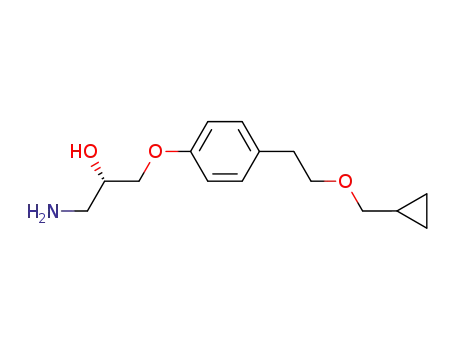 2-Propanol, 1-amino-3-[4-[2-(cyclopropylmethoxy)ethyl]phenoxy]-, (S)-