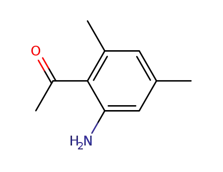 Molecular Structure of 35490-79-0 (Ethanone, 1-(2-amino-4,6-dimethylphenyl)- (9CI))