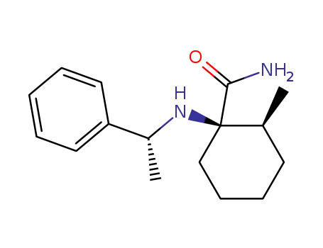 (1R,2S)-2-Methyl-1-((R)-1-phenyl-ethylamino)-cyclohexanecarboxylic acid amide